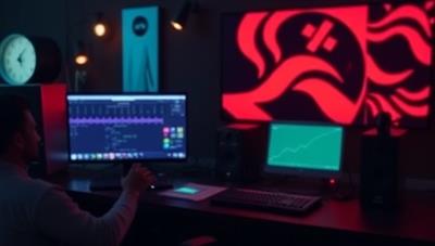 An engaging audio ad scenario where a captivating voiceover promotes a brand's product or service, accompanied by immersive sound effects, highlighting the storytelling and branding potential of SoundWave Ads' customized audio advertisements.
