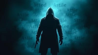 An intriguing movie poster featuring a shadowy figure in a mysterious setting, hinting at suspense and excitement, with subtle clues hidden in the design to engage viewers' curiosity.