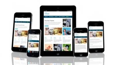 An engaging visual representation of a website displayed on various mobile devices, demonstrating the importance of responsive design and highlighting the seamless user experience across different screens and orientations.