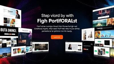 An artistic and visually engaging promotional graphic displaying diverse digital portfolios created through PortfolioCraft, showcasing various creative styles and disciplines, highlighting the platform's impact on enhancing the online presence and visibility of creatives in the industry.
