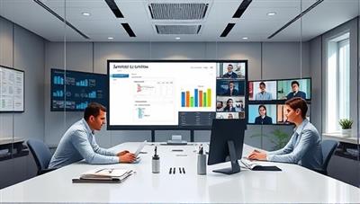 A professional visual of AuditEase Solutions' remote audit assistance platform featuring a virtual audit room with audit professionals reviewing documents and conducting virtual meetings with clients, symbolizing accuracy and expertise in remote audit support services.