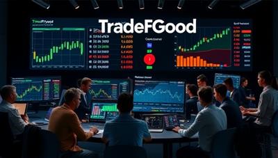 An inspiring visual of diverse traders collaborating on TradeForGood, with virtual trading boards displaying real-time investments, social impact progress bars filling up, and a virtual donation counter reflecting contributions to charitable causes, embodying the synergy between financial prosperity and positive social change within the trading community.