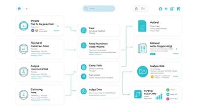 An AI virtual assistant interface displaying a range of automated tasks being managed seamlessly, from scheduling appointments to analyzing data, demonstrating efficiency, accuracy, and multitasking capabilities, symbolizing the future of virtual assistance.