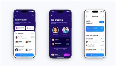 A sleek, modern interface of a mobile app showing insurance options with AI recommendation algorithms at work, highlighting user-friendly design and personalized suggestions.