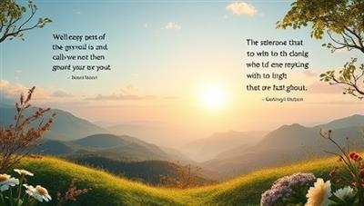 A serene virtual landscape with calming nature elements, mindfulness quotes, and relaxation cues, creating a peaceful and rejuvenating mental wellness ambiance for users seeking emotional support and self-care guidance.