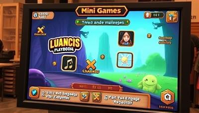 An interactive game screen featuring a branded mini-game with engaging visuals and challenges, showcasing the immersive and entertaining experience offered by AdVenture Playbook's gamified ad engagement platform.