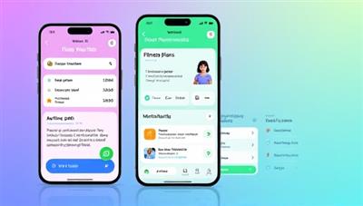 An image of the WellnessWise AI app interface displaying personalized wellness recommendations, fitness plans, nutrition tips, and mental health resources, accompanied by motivational wellness quotes and progress trackers, illustrating the comprehensive and user-centric approach of the app's AI coaching services in promoting holistic health and well-being.