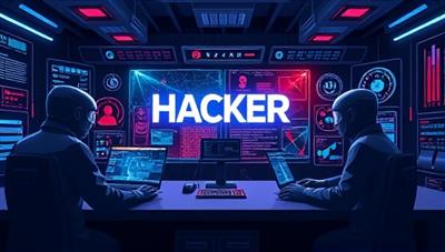 A dynamic cybersecurity training interface featuring interactive simulations, virtual labs, and secure coding exercises, with futuristic digital elements and a hacker vs. defender theme to engage learners in the exciting world of cybersecurity.