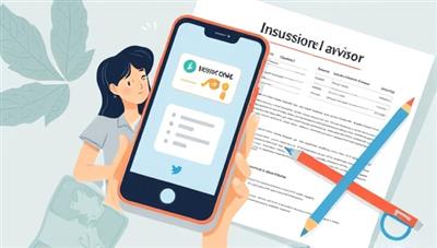 An illustrative scene depicting a user receiving instant claim assistance on a mobile device from a professional advisor, with insurance documents and policy details in the background, symbolizing efficiency and support in navigating insurance claims.
