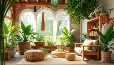 An eco-conscious lifestyle scene on the platform, featuring a collection of sustainable products, eco-friendly home essentials, and green living guides, with interactive eco-tips, recycling resources, and community forums for users to share sustainable living practices, creating a vibrant and environmentally conscious marketplace.