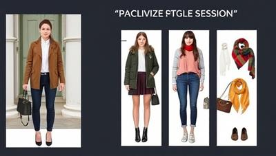 An interactive style session where a user receives personalized outfit recommendations generated by StylizeAI, showcasing diverse fashion choices and accessories tailored to individual preferences and style goals, highlighting the innovative and personalized styling service provided by StylizeAI.