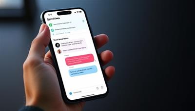 An interactive visual representation of a legal chatbot interface on a smartphone screen, showing a user asking a legal question and receiving a prompt and informative response from the chatbot, illustrating the convenience and accessibility of the legal chatbot service.
