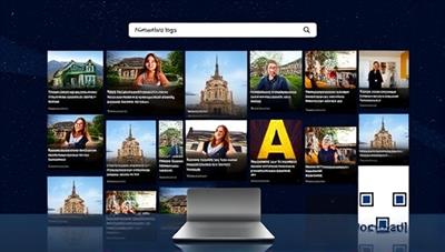 An artistic representation of a digital platform interface showcasing various niche real estate blogs with vibrant visuals and engaging content, illustrating the diverse and specialized topics covered on NicheRealty Blogs and the interactive community it cultivates.
