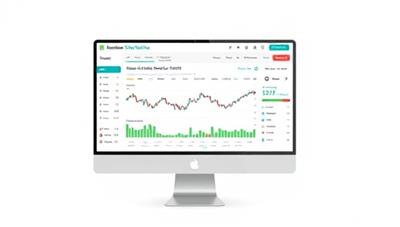A computer screen displaying the StockWise AI tool interface with live stock data, predictive analysis charts, and investment recommendations, symbolizing a cutting-edge and data-driven approach to stock market predictions that empowers users with informed investment decisions.