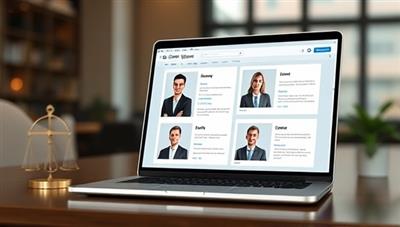 An online legal consultancy platform interface featuring virtual attorney consultations, document review processes, and legal advice sessions tailored to real estate clients, highlighting the professionalism and expertise of LegalEase Realty in addressing legal issues in property transactions.