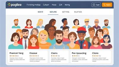 An engaging platform interface showcasing diverse user profiles forming peer groups, with interactive features for premium pooling and claims processing, illustrating a transparent and community-driven insurance model.