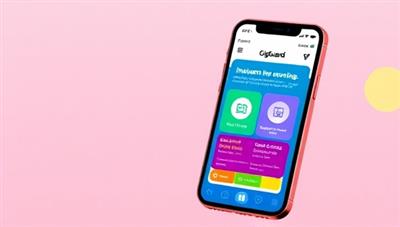 A vibrant and dynamic mobile app interface showcasing GigGuard, with colorful icons representing different types of gig work and corresponding insurance coverage options, appealing to tech-savvy gig workers.