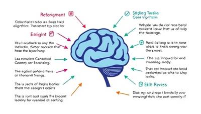 An innovative AI algorithm visually represented by a digital brain icon, surrounded by colorful editing marks and text corrections, symbolizing the intelligent editing capabilities of the tool in a modern and user-friendly interface.