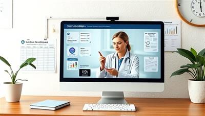 A virtual credit counseling session displayed on a computer screen, featuring a financial expert guiding a client through credit improvement strategies, surrounded by visuals of credit reports and budgeting tools, symbolizing empowerment and financial progress.