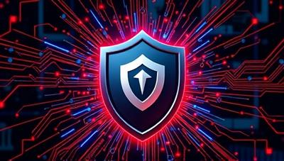 An impactful visual representation of digital assets surrounded by a shield symbolizing protection and security, with the CryptoShield logo integrated into the design, emphasizing the safeguarding of cryptocurrency investments through specialized insurance coverage.