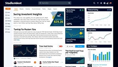 A dynamic visualization of a digital news feed with personalized investment insights and market updates tailored to individual subscriber preferences, with interactive charts and analysis tools, symbolizing informed decision-making and strategic investment planning.