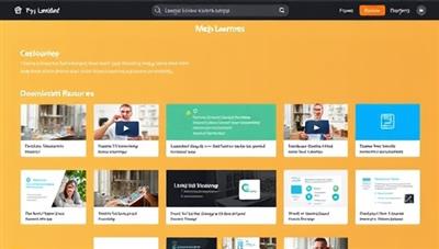 An online learning platform interface showcasing a variety of landlord training courses, video tutorials, downloadable resources, and interactive quizzes, creating a dynamic and engaging educational experience for users on the Landlord Learn Hub.
