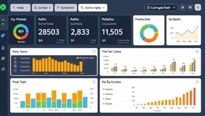 An automated compliance dashboard displaying real-time compliance status and alerts for a diverse range of industry regulations, with data visualizations and graphs illustrating the efficiency and accuracy of compliance automation, symbolizing precision and control in regulatory adherence.