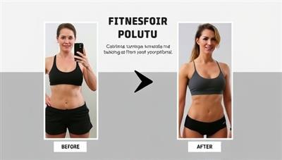 An engaging social media post featuring before-and-after photos of clients who have achieved their fitness goals through the platform, showcasing transformation and progress.