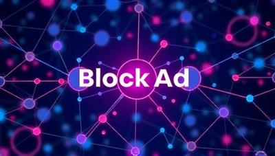 An illustrative depiction of a decentralized blockchain network connecting publishers and advertisers through secure digital transactions, symbolizing the transparency and efficiency of the BlockAd Exchange marketplace in the native advertising ecosystem.