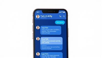 An illustration of a sleek smartphone screen displaying a chat interface with AI Ally, showing a user receiving personalized task reminders and recommendations in a conversational and user-friendly format, symbolizing efficiency and convenience.
