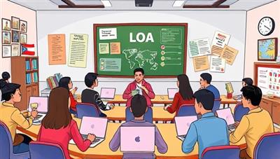 An engaging digital illustration depicting a virtual language learning classroom with diverse avatars engaging in language practice activities, cultural exchange discussions, and interactive learning challenges, fostering a vibrant and immersive language learning community.
