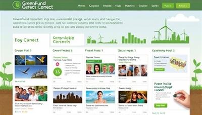An engaging visual representation of the GreenFund Connect platform showcasing a diverse array of sustainable projects, renewable energy initiatives, and social impact ventures available for crowdfunding, accompanied by eco-friendly design elements and earth-inspired color schemes, conveying a strong message of environmental stewardship and community support.