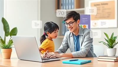 An engaging visual representation of a virtual tutoring session, showcasing a student interacting with a tutor through a digital interface, with personalized learning materials and interactive tools, highlighting the convenience and effectiveness of online tutoring experiences.