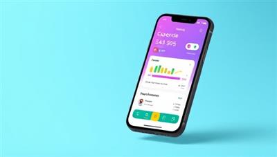 An engaging visualization of a user-friendly ExpenseGenie app interface on a smartphone screen, displaying colorful expense charts, receipt scanning features, and personalized budget recommendations, illustrating the convenience and efficiency of AI-powered expense tracking.