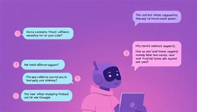 An empathetic chatbot interface providing mental wellness support, therapy resources, and self-care tips through comforting dialogues, mental health exercises, and emotional well-being recommendations, creating a trusted and supportive AI companion for users in need.