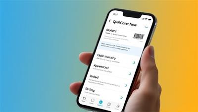 An engaging visual of a smartphone screen displaying the QuickCover Now app interface with options for instant micro-insurance coverage, highlighting simplicity, speed, and convenience in protecting valuable items or experiences.