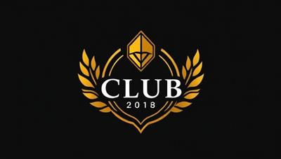 A sophisticated club logo featuring blockchain-inspired elements and a modern design aesthetic, symbolizing exclusivity, expertise, and innovation in the cryptocurrency investment space.