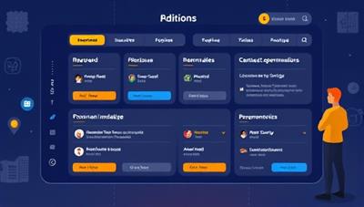 An engaging illustration of a digital interface displaying various insurance options with personalized recommendations for different individuals, showcasing the blend of technology and human expertise in insurance advisory.
