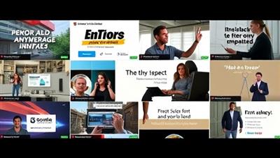 A dynamic video montage showing snippets of various video ads tailored to different industries and styles, highlighting the versatility and impact of personalized video ad creation through VidCraft Studio.