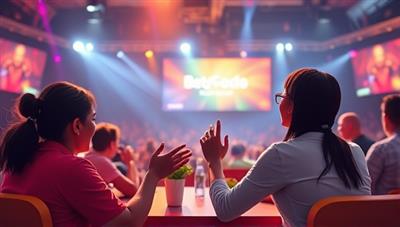 A heartwarming visual of a virtual charity event within the Bet4GoodCause app, where users engage in betting activities while contributing to social causes, symbolizing the fusion of entertainment and philanthropy in the platform's mission for positive change.