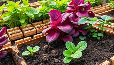A visually appealing image of vibrant, healthy plants thriving in enriched soil treated with organic fertilizers, showcasing the natural growth benefits and sustainability of the products offered on the marketplace.