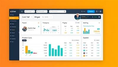 An interactive cost estimation dashboard displaying project details, cost breakdowns, and real-time updates, illustrating the user-friendly interface and advanced functionalities of EstimaBuild Pro in simplifying construction budget planning.