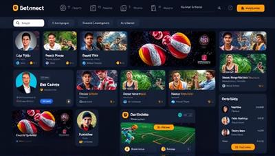 An interactive social betting platform interface with user profiles, betting tips, and live betting feeds, showcasing a vibrant community of bettors engaging in transparent and social wagering experiences on BetConnect Community.