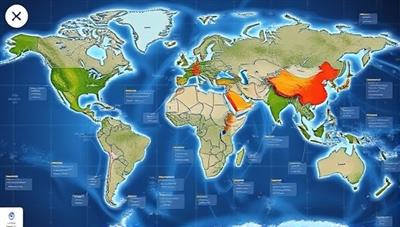 An artistic visualization of a digital world map with interconnected storylines, characters, and plot points contributed by users, creating a vibrant and collaborative storytelling ecosystem within the platform.