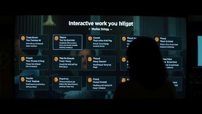 An interactive movie streaming interface showcasing a scene from a film with multiple interactive choices displayed on-screen, inviting viewers to make decisions that impact the storyline, creating a dynamic and engaging cinematic experience.