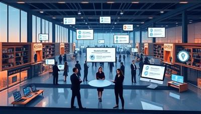 A visually appealing graphic showcasing a virtual marketplace interface where freelance lawyers and clients can connect, communicate, and collaborate on legal projects, highlighting the seamless and efficient platform for legal services on-demand.