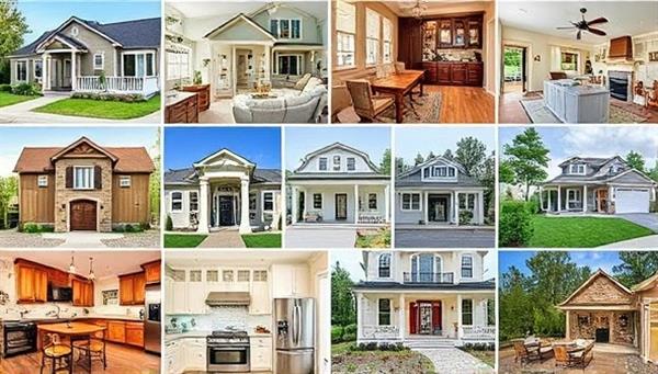 A collage of home renovation projects showcasing diverse styles and design elements, including kitchen upgrades, bathroom remodels, and outdoor transformations, highlighting the expertise and creativity of Renovate Wise in enhancing living spaces.