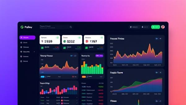 An engaging and interactive platform interface showcasing diverse investment options with colorful graphs and real-time performance data, highlighting transparency and accessibility.