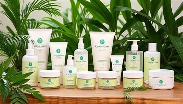 A collection of GreenGlam Packaging
