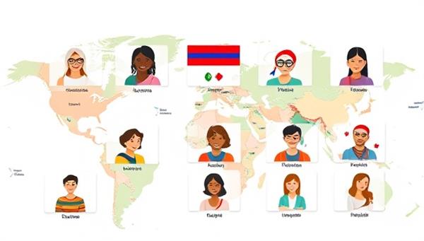 An engaging visual of language learners from different countries interacting on the LinguaLink Exchange platform, engaging in virtual language exchange sessions with cultural elements, linguistic exercises, and virtual travel experiences, fostering a collaborative and enriching language learning environment.